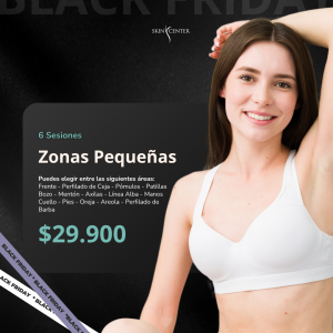 Depilación Láser - 6 Sesiones de Zonas Pequeñas