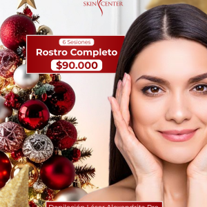 Depilación Láser - 6 Sesiones de Rostro Completo