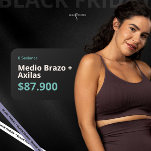 Depilación Láser - 6 Sesiones de Medios Brazos + Axilas