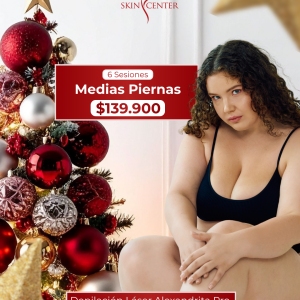 Depilación Láser - 6 Sesiones de Medias Piernas