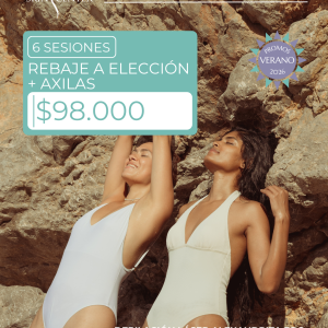 Depilación Láser - 6 Sesiones Rebaje a Elección + Axilas