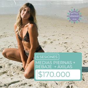 Depilación Láser - 6 Sesiones de Medias Piernas + Rebaje a Elección + Axilas