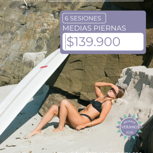 Depilación Láser - 6 Sesiones de Medias Piernas