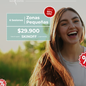 Depilación Láser - 6 Sesiones de Zonas Pequeñas