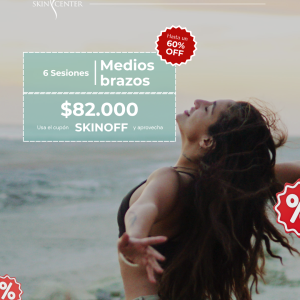 Depilación Láser - 6 Sesiones de Medios Brazos