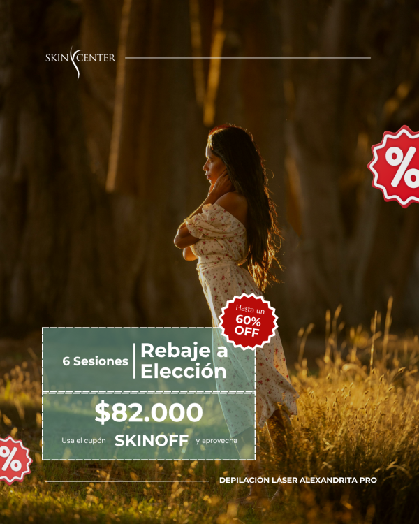 Depilación Láser - 6 Sesiones de Rebaje Completo