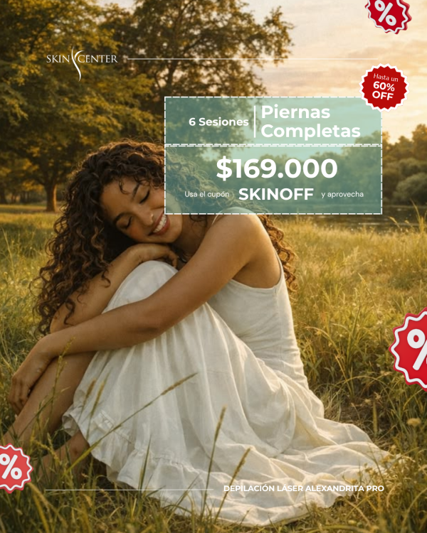 Depilación Láser - 6 Sesiones de Piernas Completas