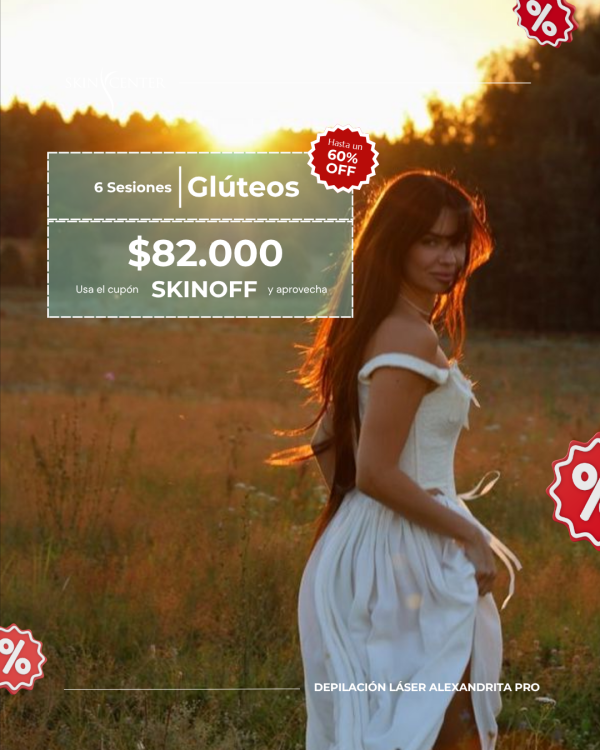 Depilación Láser - 6 Sesiones de Glúteos