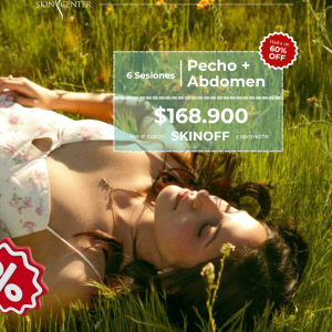 Depilación Láser - 6 Sesiones de Pecho + Abdomen