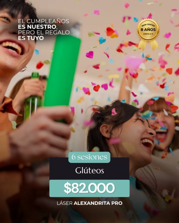 Depilación Láser - 6 Sesiones de Glúteos