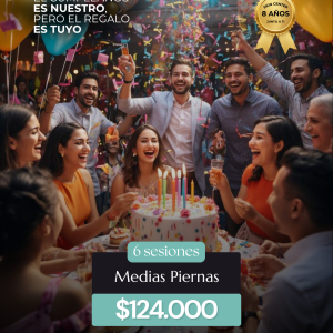 484 Depilación Láser - 6 Sesiones de Medias Piernas