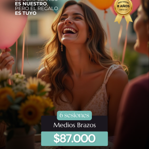 Depilación Láser - 6 Sesiones de Medios Brazos