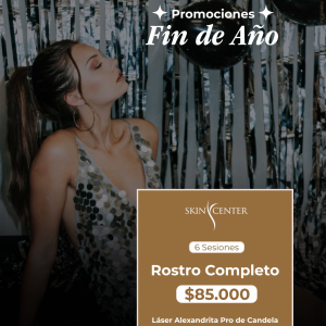 Depilación Láser - 6 Sesiones de Rostro Completo