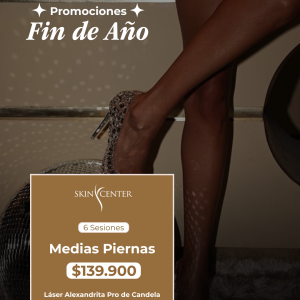 Depilación Láser - 6 Sesiones de Medias Piernas