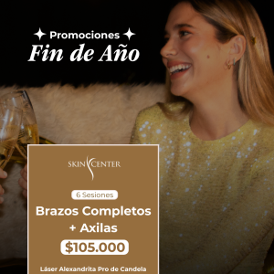 Depilación Láser - 6 Sesiones de Brazos Completos + Axilas