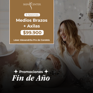 Depilación Láser - 6 Sesiones de Medios Brazos + Axilas