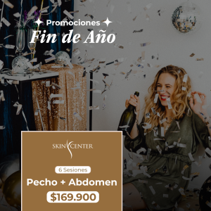 Depilación Láser - 6 Sesiones de Pecho + Abdomen