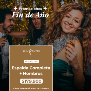 Depilación Láser - 6 Sesiones de Espalda Completa + Hombros
