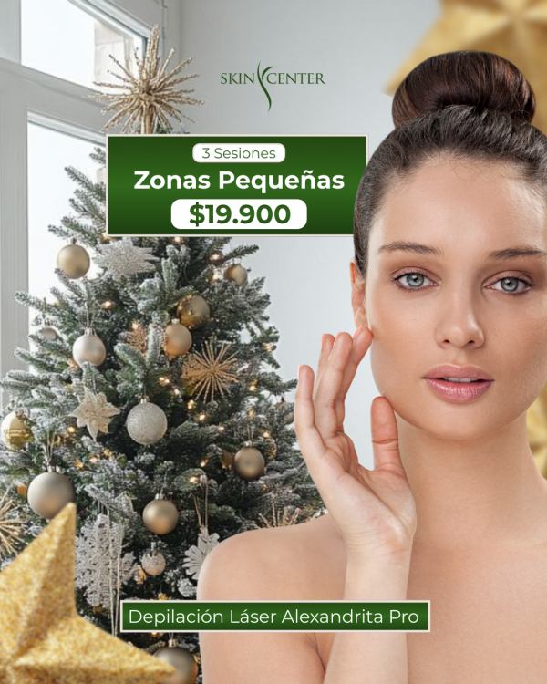 Depilación Láser - 3 Sesiones de Zonas Pequeñas