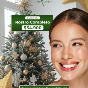 Depilación Laser - 3 sesiones Rostro completo