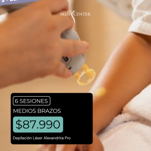 Depilación Láser - 6 Sesiones de Medios Brazos