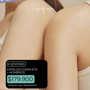 Depilación Láser - 6 Sesiones de Espalda Completa + Hombros