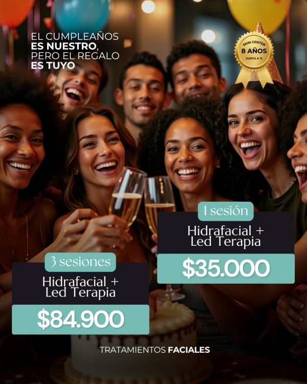 3 Sesiones de Hidrafacial
