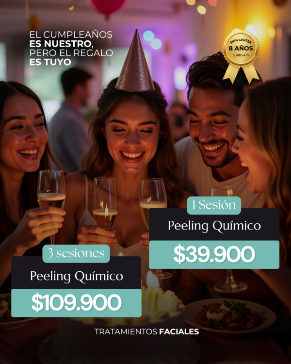 495 3 Sesiones de Peeling Químico Hidratante
