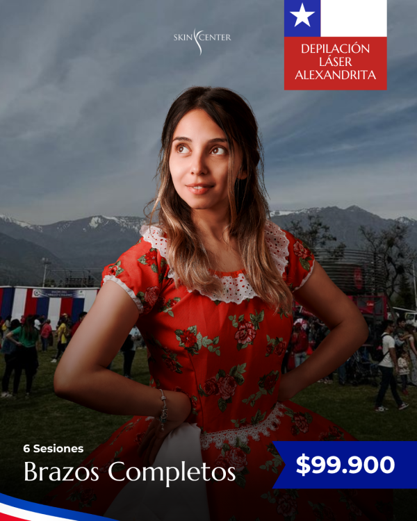 Depilación Láser - 6 Sesiones de Brazos Completos