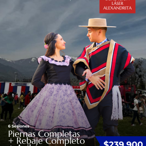 498 Depilación Láser - 6 Sesiones Piernas Completas + Rebaje a Elección + Axilas