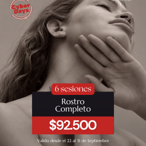 Depilación Láser - 6 Sesiones de Rostro Completo